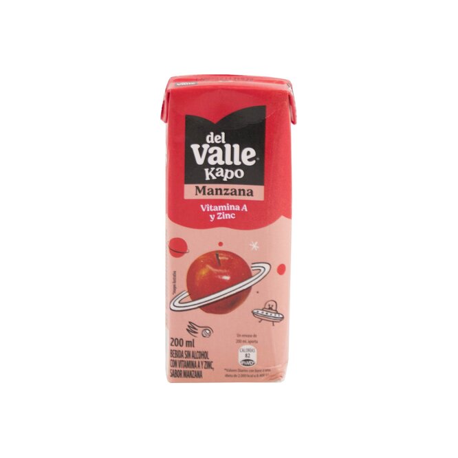 Jugo sabor manzana tetra kapo Del Valle 200 ml