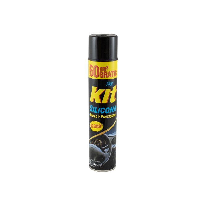 Silicona Brillo y protección en aerosol Kit 420 ml