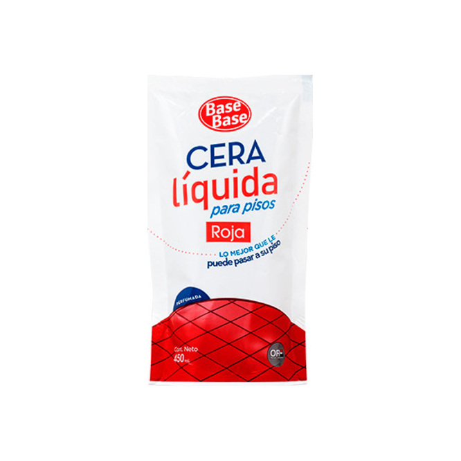 Cera liquida para pisos roja doypack Base Base 450 ml