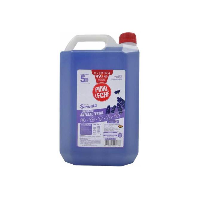 Limpiador bactericida con aroma brisa de lavanda en bidón Pinoleche 5 litros