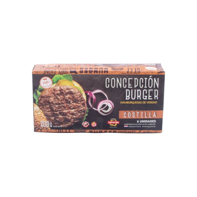 Hamburguesa de Costilla Burger Concepción 6 unidades