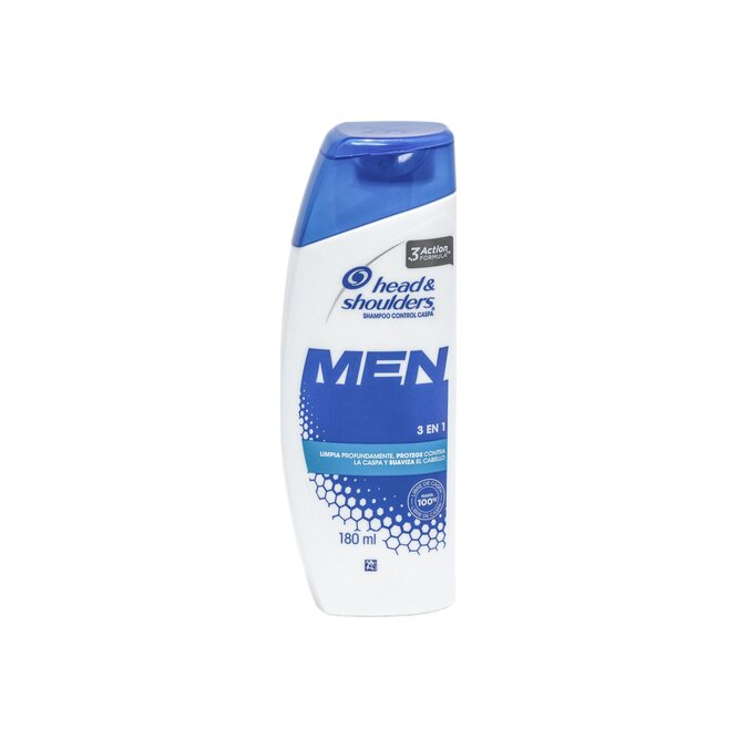Shampoo men 3 en 1 head & shoulders 180 ml