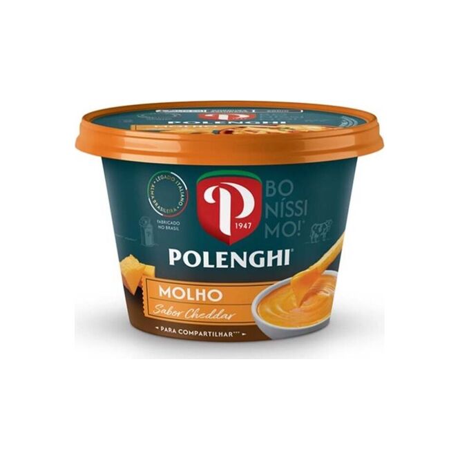 Molho Sabor Queso Cheddar Polenghi 220 gramos