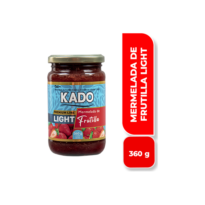 MERMELADA KADO DE FRUTILLA LIGHT 360GR