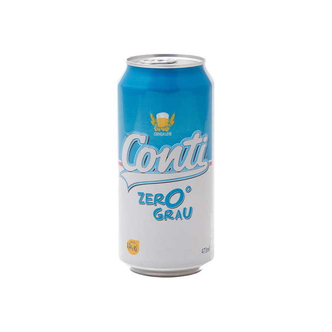 Cerveza zero grau en lata Conti 473 ml