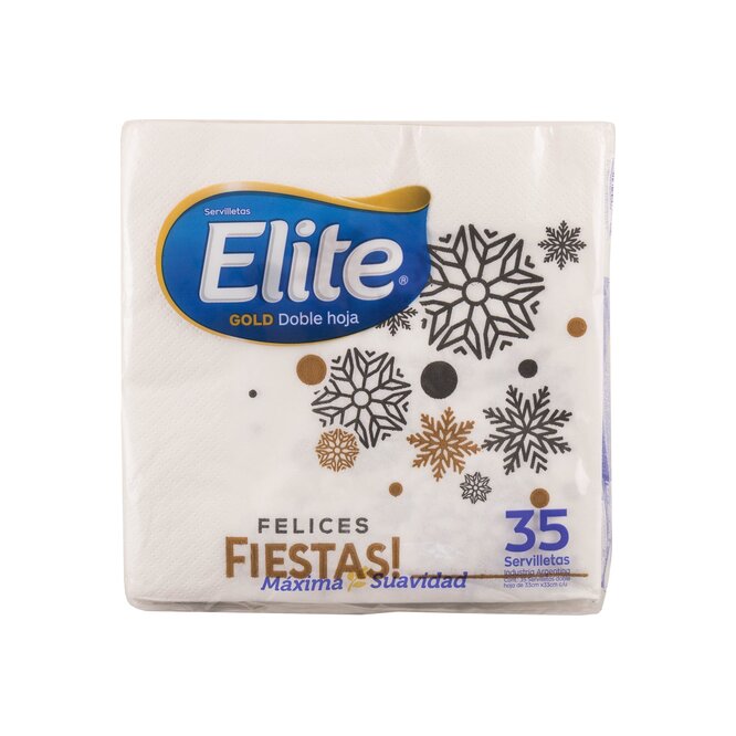 Servilleta Gold navidad Elite 35 unidades