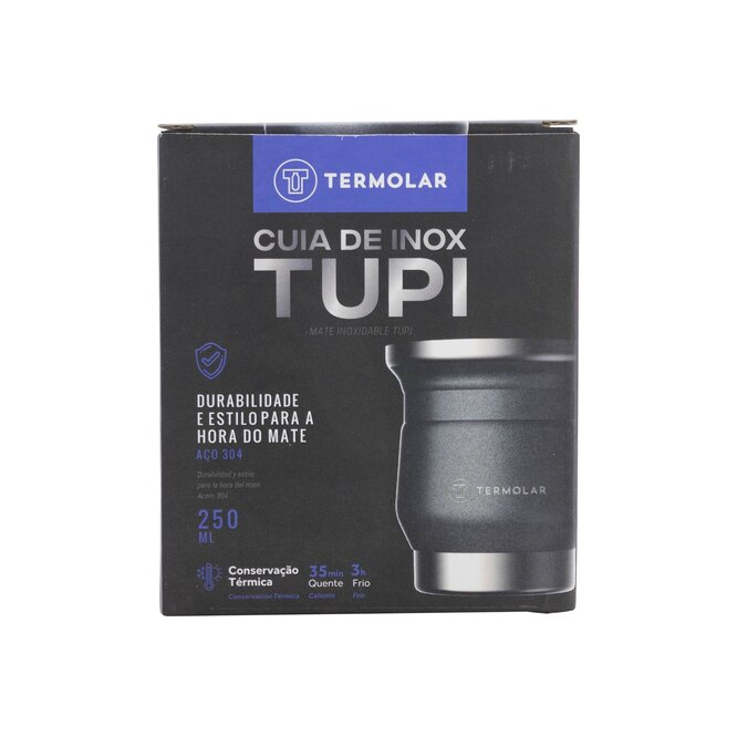 GUAMPA TERMOLAR P/MATE INOX T GRIS 250ML