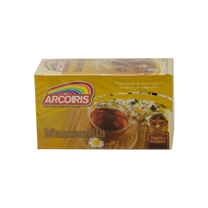 Té de manzanilla caja Arcoíris 20 unidades