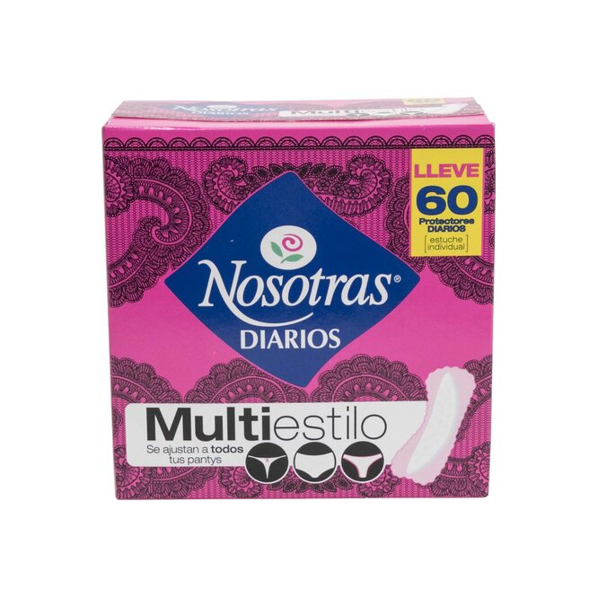 PROTECTOR DIARIO MULTIESTILO 60UN NOSOTR