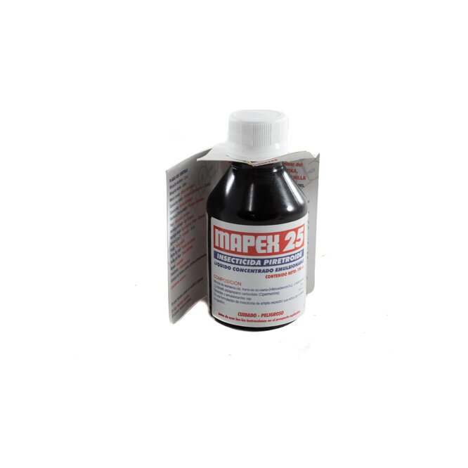 Insecticida líquido piretroide en frasco Mapex 100 ml