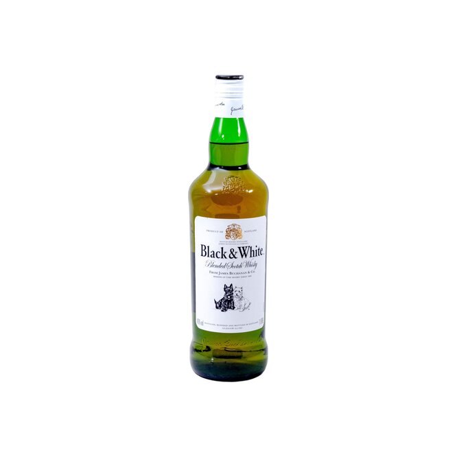 Whisky sin caja Black & White 1 litro