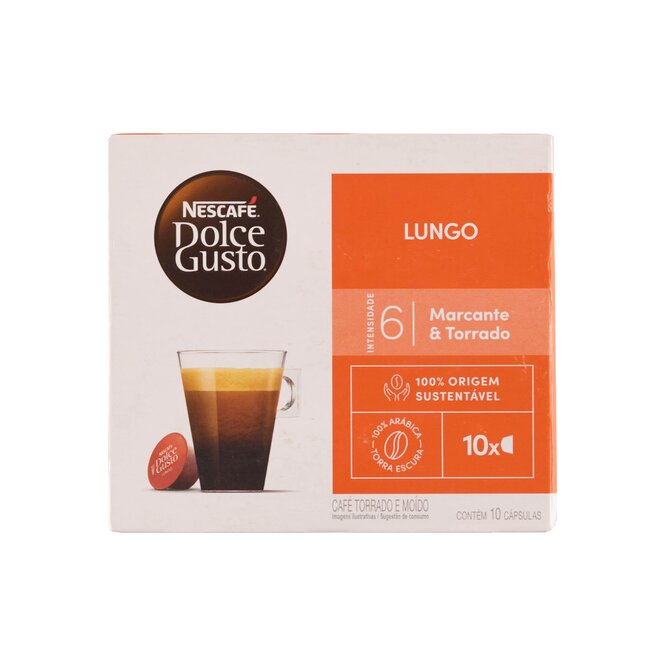 Café torrado molido cápsulas Dolce gusto 10 unidades