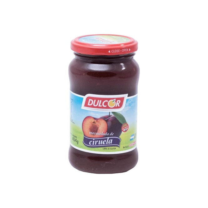 Mermelada de Ciruela en frasco Dulcor 454 gramos