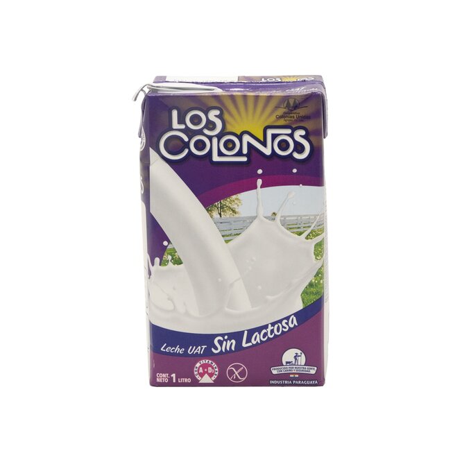Leche sin lactosa tetra Los Colonos 1 litro