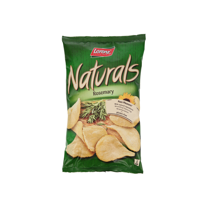 Papas naturals sabor romero Lorenz 100 gramos