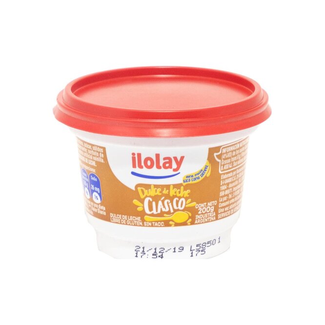 Dulce de leche Ilolay 200 gramos