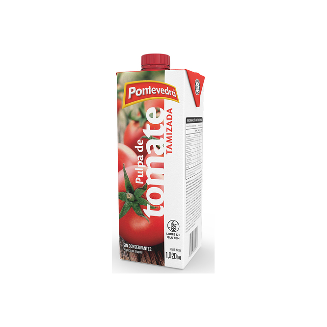 Pulpa de tomate tamizada Pontevedra 1020 litros