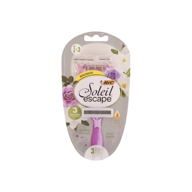 Máquina de afeitar Soleil Escape Bic 3 unidades