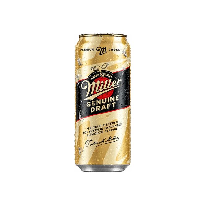 Cerveza genuine draft lata Miller 350 ml