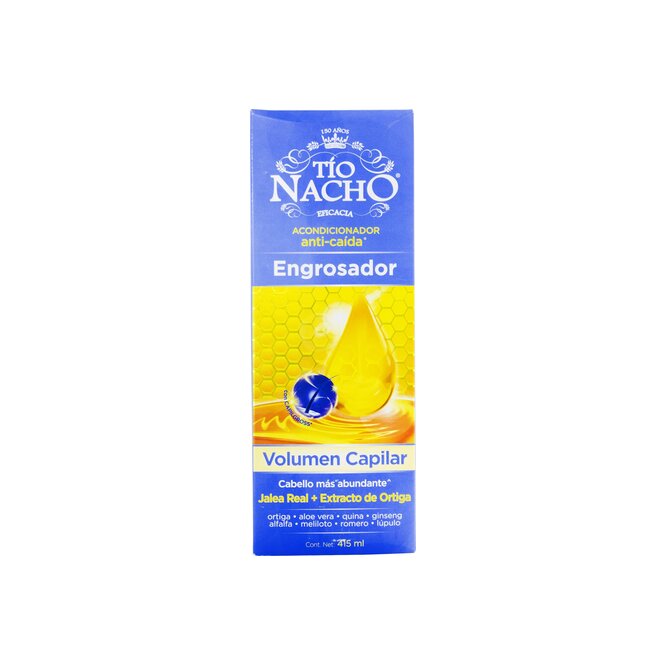 Acondicionador anticaída engrosador jalea real más extracto de ortiga Tío Nacho 415 ml