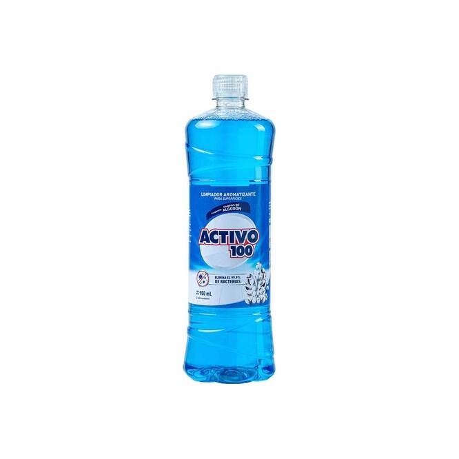 Limpiador aromatizante para superficies campos de algodón botella Activo 100 900 ml