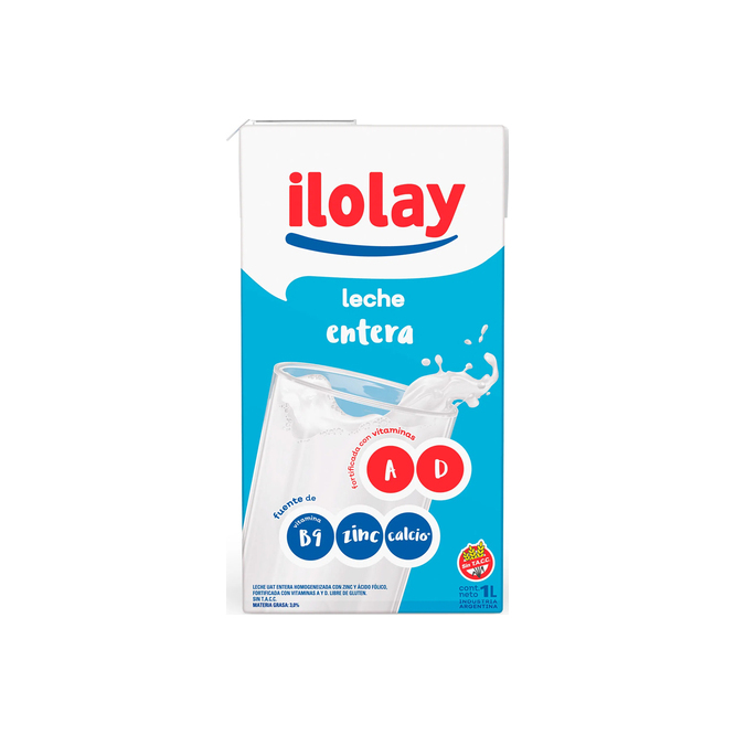 LECHE ENTERA ILOLAY 1LT