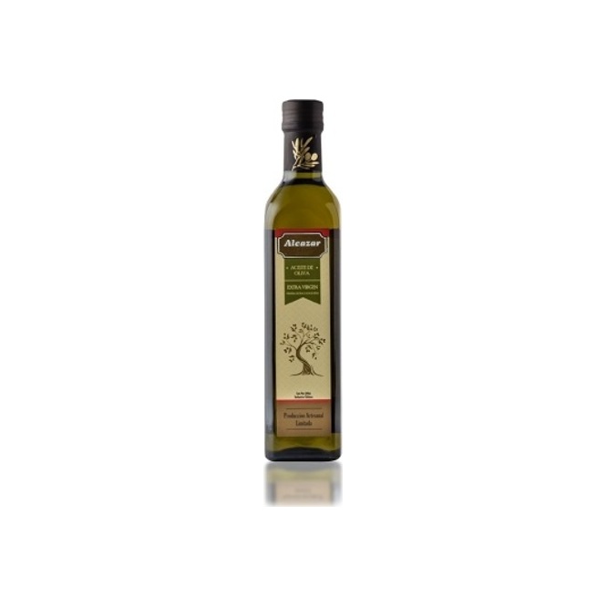 Aceite de oliva extra virgen en frasco Alcazar 500 ML