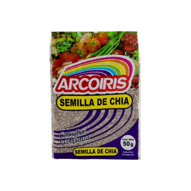 Semilla de chía paquete Arcoíris 50 gramos
