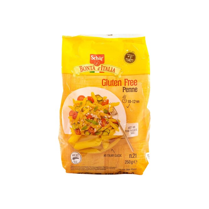 FIDEOS PENNE 250GR SCHAR PAQ