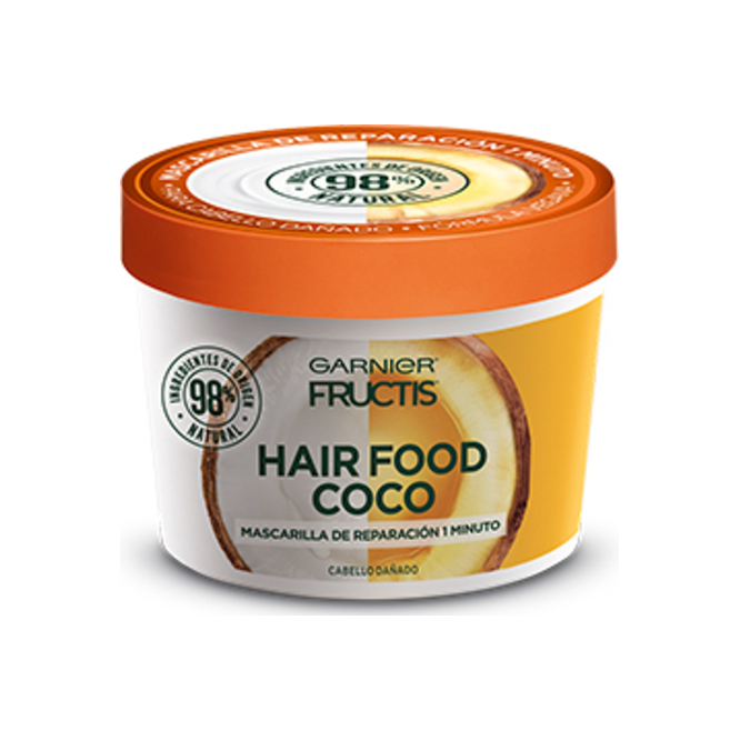 Máscara capilar tratamiento hair food coco Fructis 350 gramos