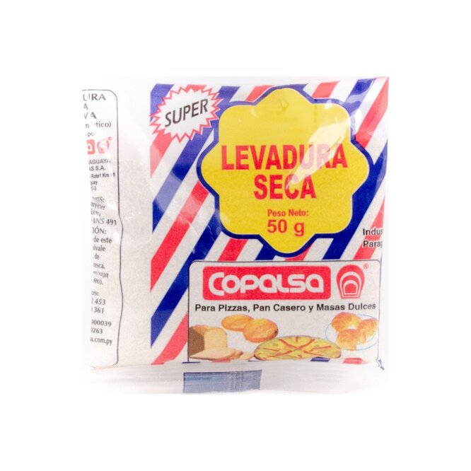 Levadura seca en sobre Copalsa 50 gramos