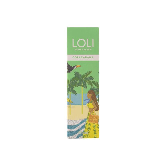 Colonia body splash aroma Copacabana frasco Loli 110 ml