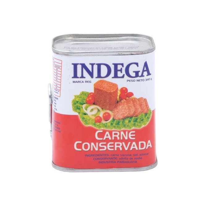 Carne conservada lata Indega 340 gramos