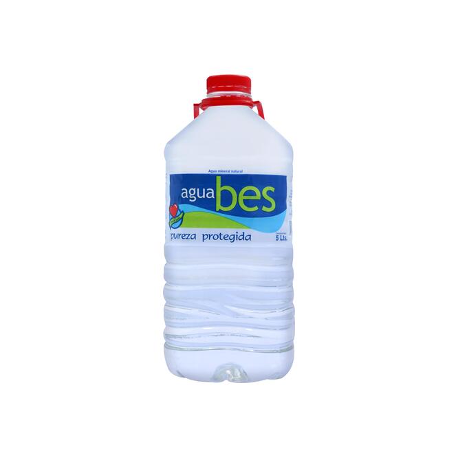 Agua mineral natural sin gas bidón Bes 5 litros