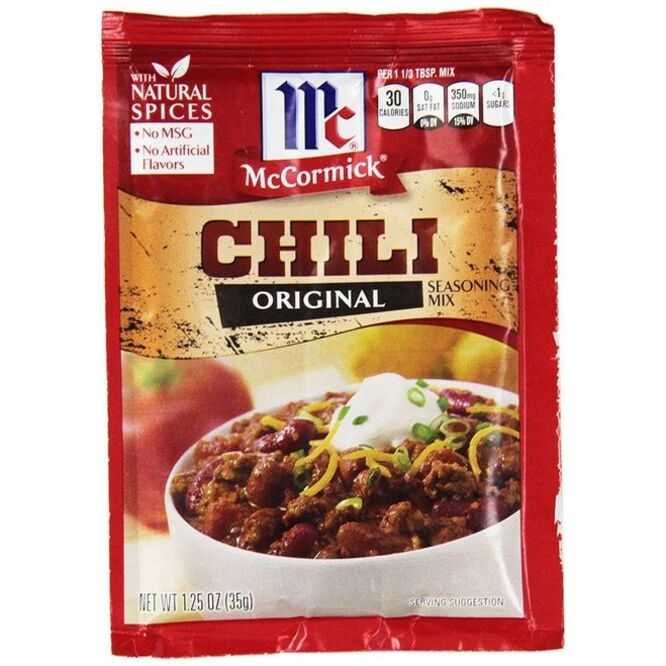 SAZONADOR MC CORMIC P/CHILI 35GR