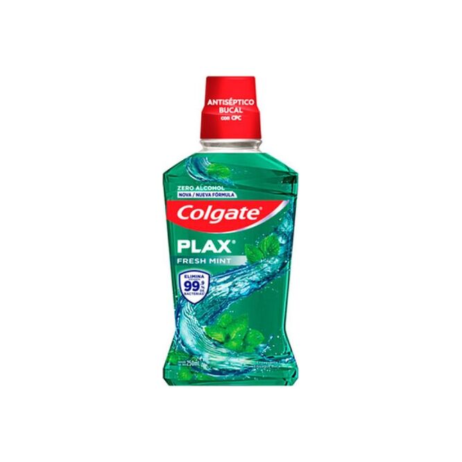 Enjuague bucal plax fresh mint Colgate 250 ml