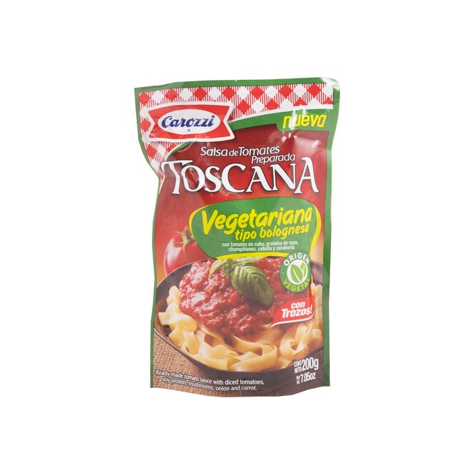 Salsa de tomates Boloñesa doy pack Carozzi 200 gramos