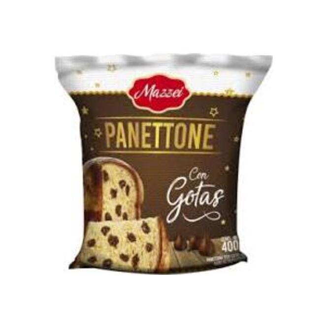 PAN DULCE C/GOTAS D/CHOCOLATE 400GR MAZZ