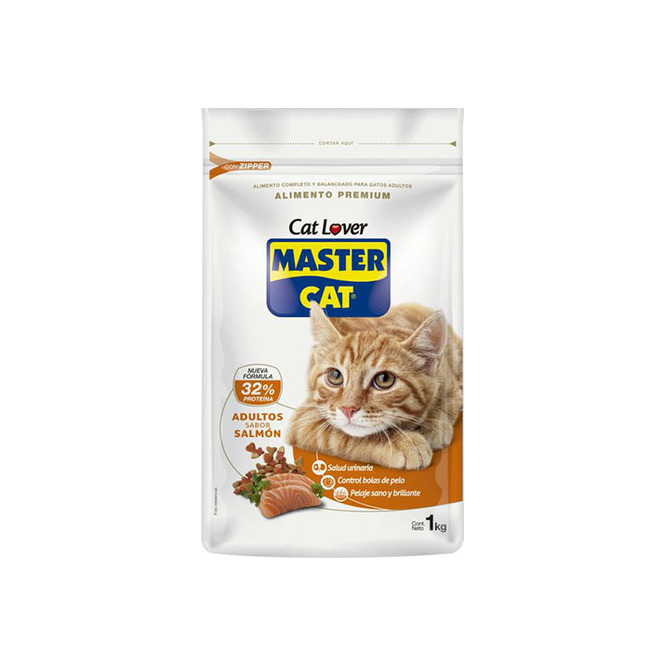 Alimento para gato sabor sardina Master Cat 1 kilo