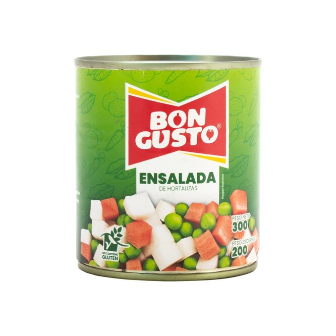 ENSALADA DE HORTALIZAS BON GUSTO 300GR