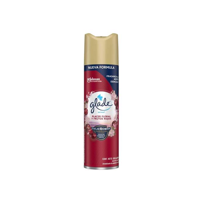 Desodorante de ambiente placer floral y frutos rojos Glade 360 ​​gramos
