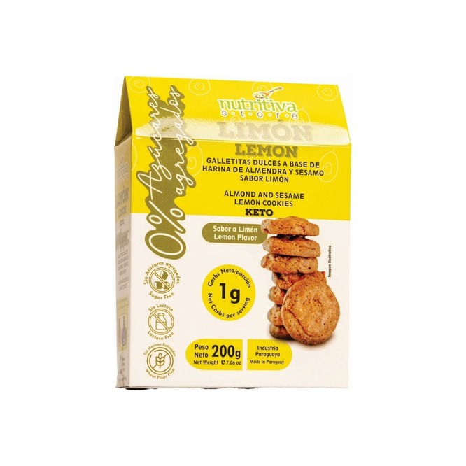Galletitas keto limón Nutritiva 200 gramos