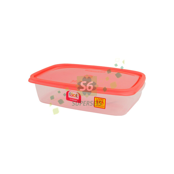 Pote Rectangular San Remo 1,8 litros