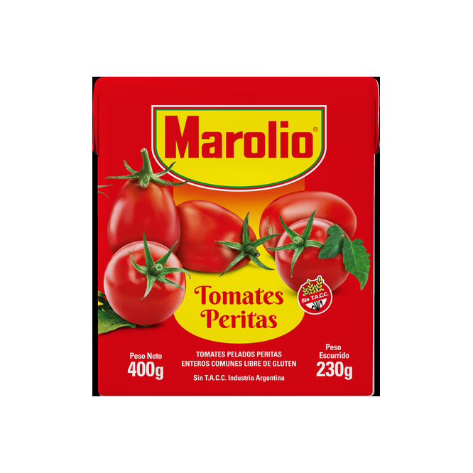 Tomate Pelado tetra Marolio 400 gramos