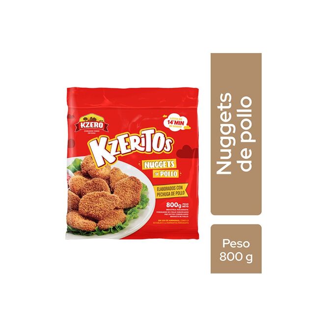 Nuggets de pollo Kzeritos Kzero 800 gramos