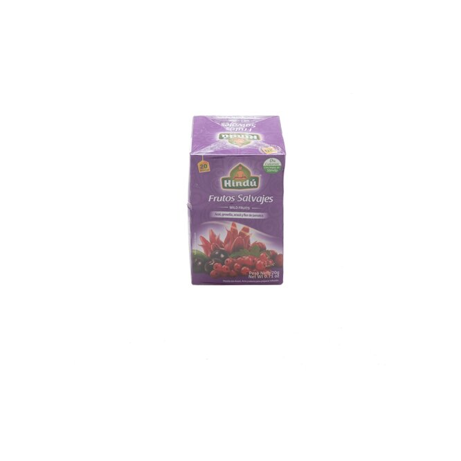 Té sabor frutos salvajes Hindu 20 unidades