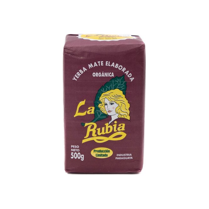 Yerba mate orgánica La Rubia 500 gramos