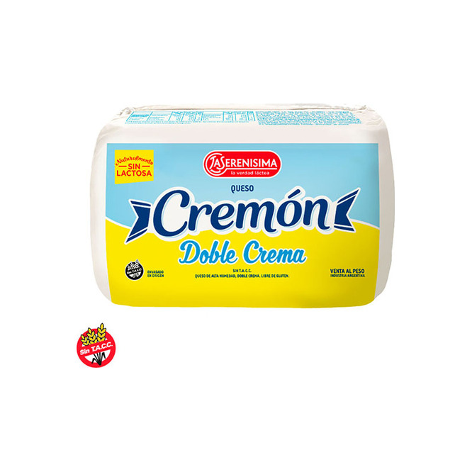 Queso Cremón Trozado Envasado al vacío La Serenísima por kilo
