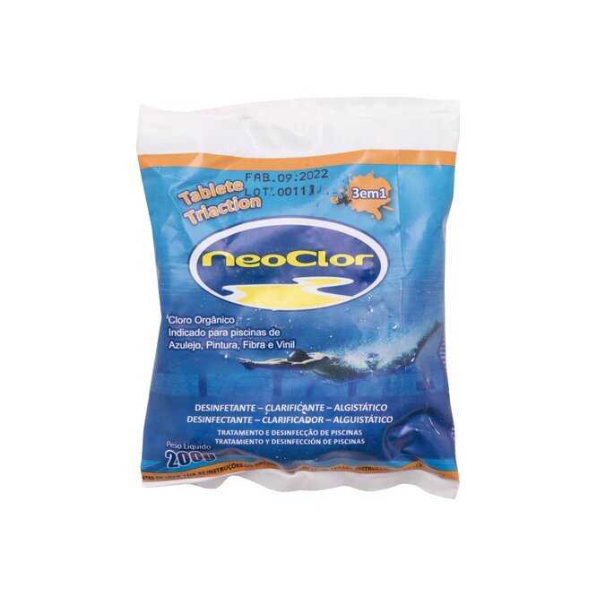 CLORO ORGANICO P/PISCINAS 200GR NEOCLOR