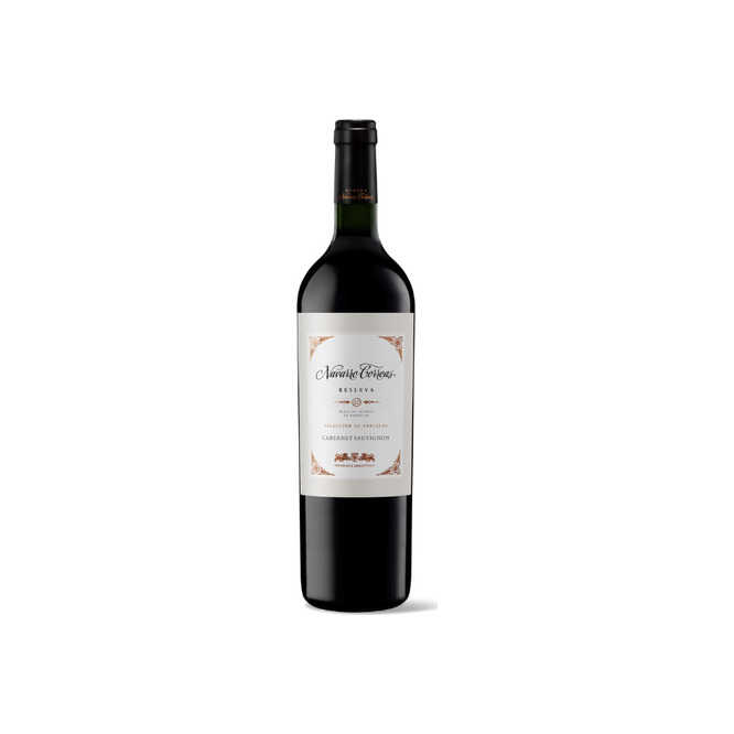 Vino tinto cabernet Sauvignon navarro Correas 750 ml